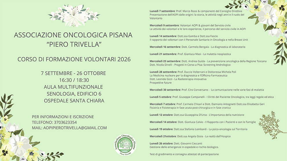 Corso formazione AOPI 2026